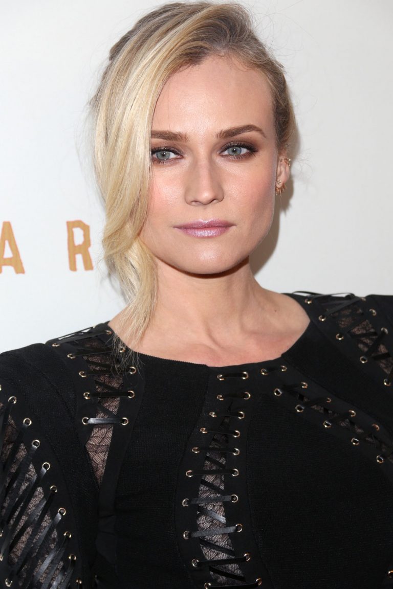 Diane Kruger With A Sweeping Fringe The Hair 100 Top Celebrity Hairstyles Jet Hair By 